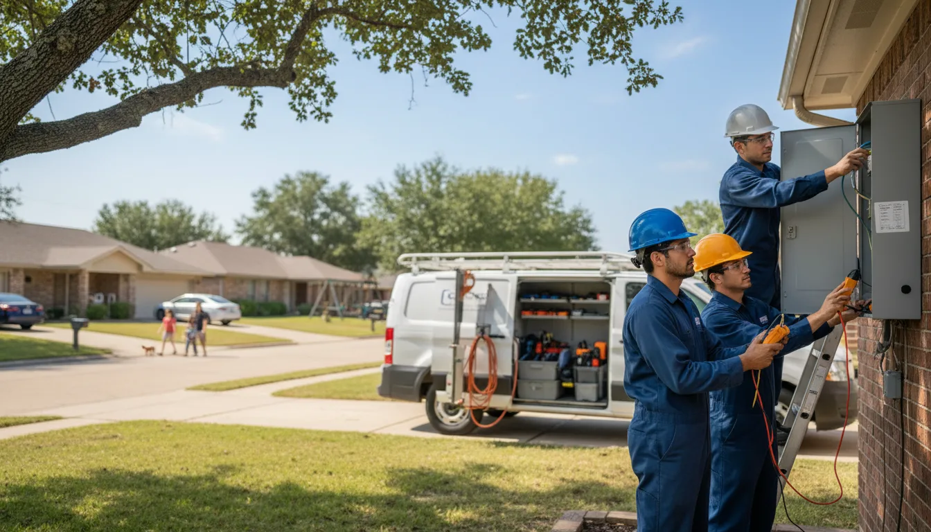 Certified electrician providing emergency electrical services in Lewis Center, OH